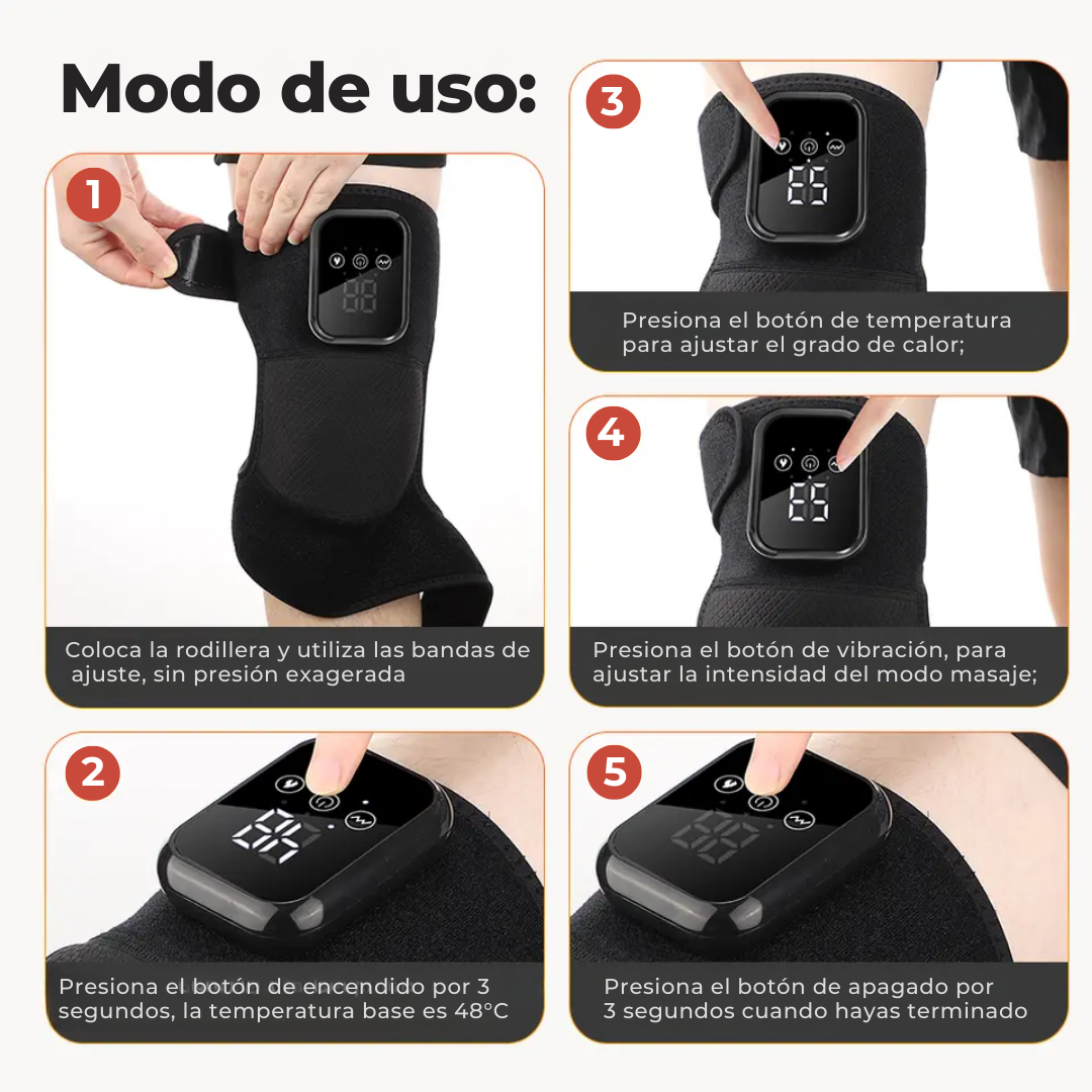 ThermaRelief™ | Rodillera de Alivio Profundo con Calor