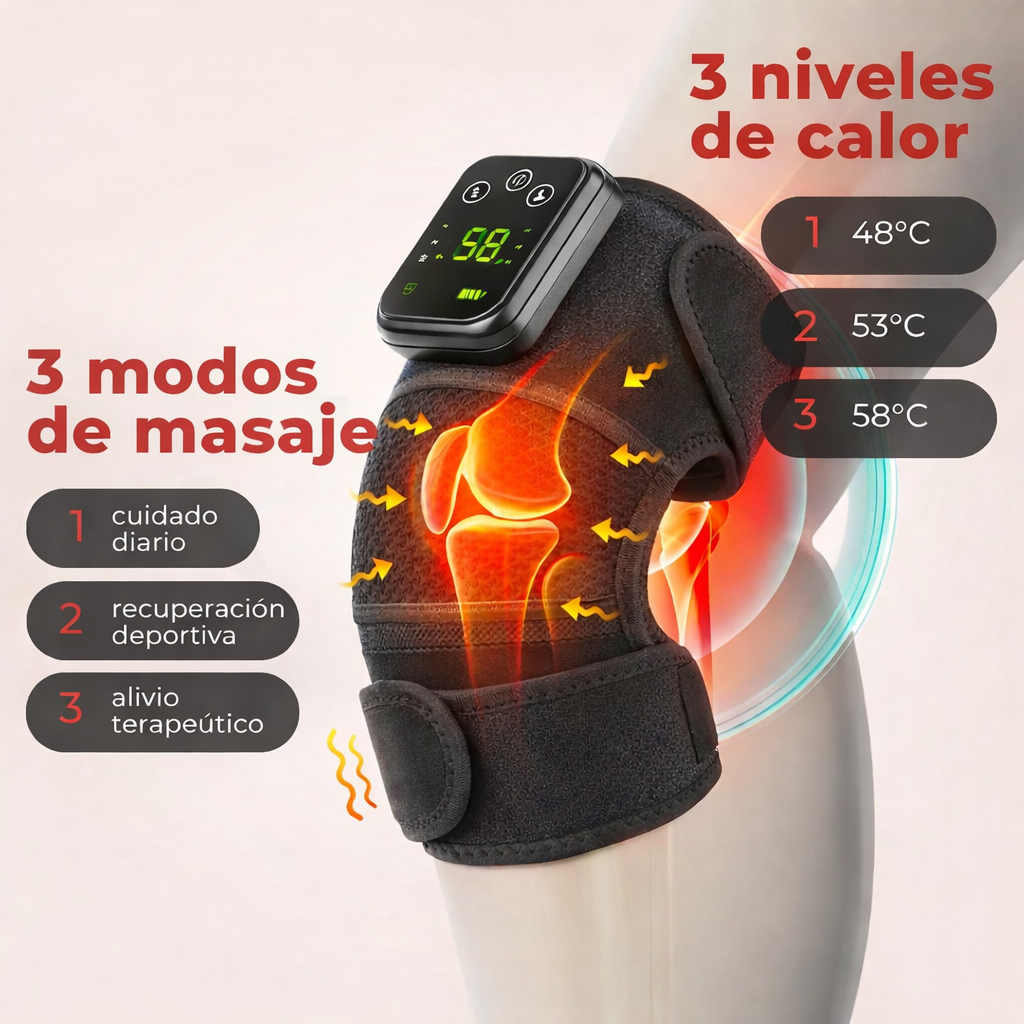 ThermaRelief™ | Rodillera de Alivio Profundo con Calor